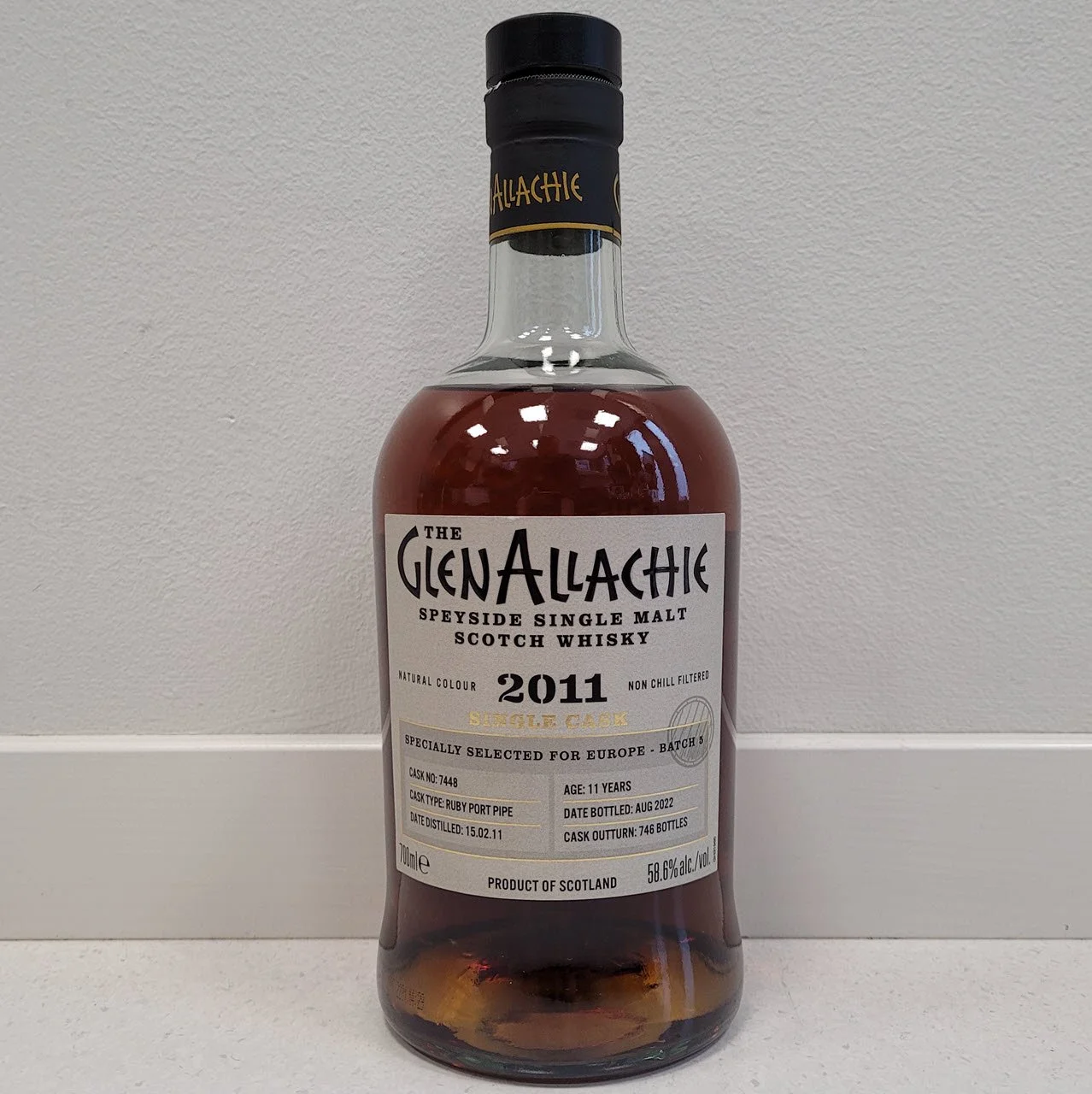 新品未開栓 グレンアラヒー　シングルカスクRUBY PORT PIPE56.6% GlenAllachie 2011 11 YO Ruby Port Pipe Single Cask — Whisky Saga