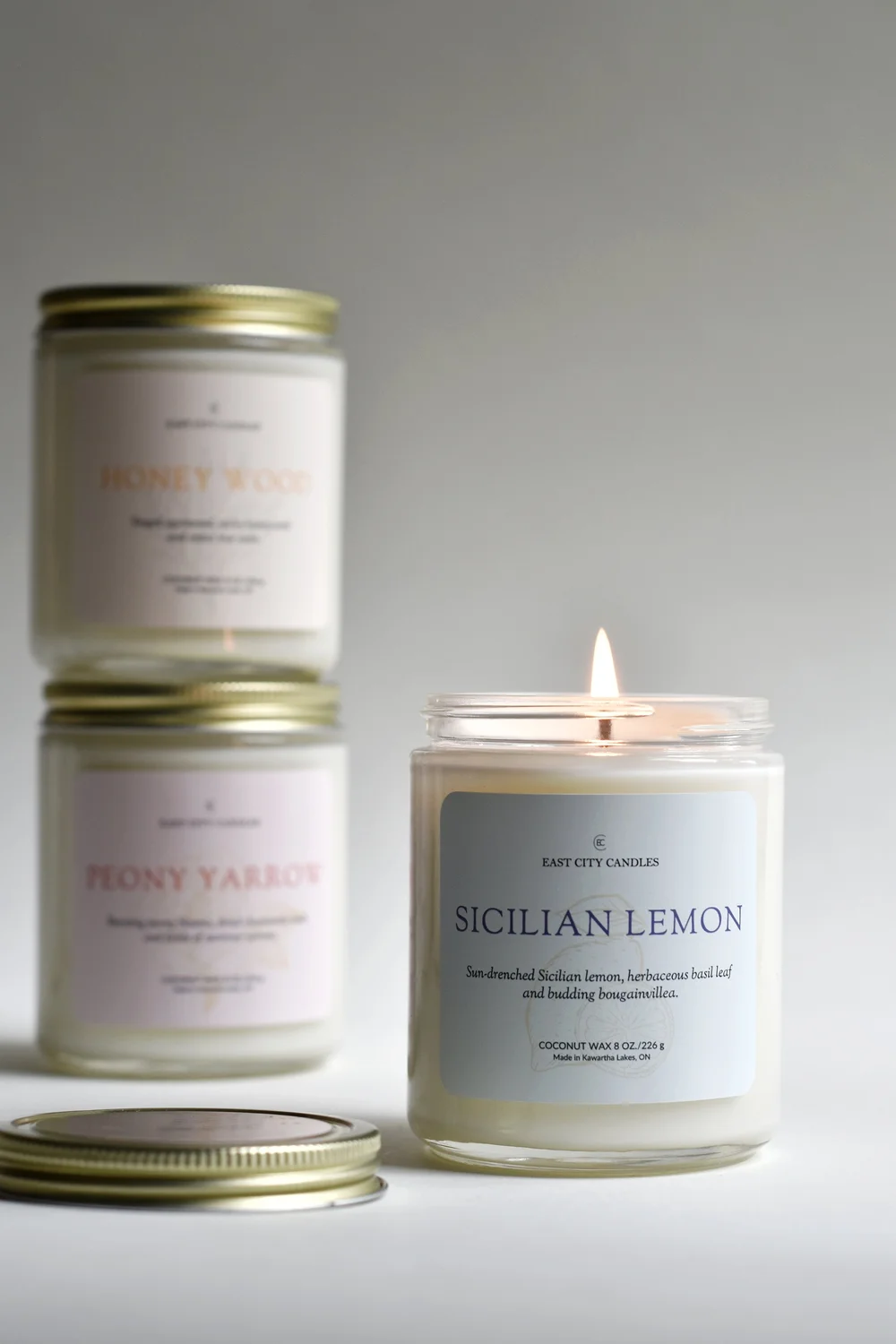East City Candles. Canadian Made Soy Candles. Wholesale Candles Canada.