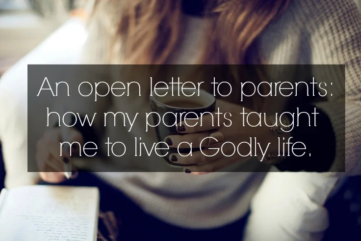 An open letter to parents on raising Godly children