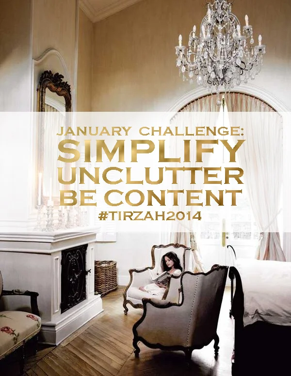 January Challenge: Simplify & Unclutter