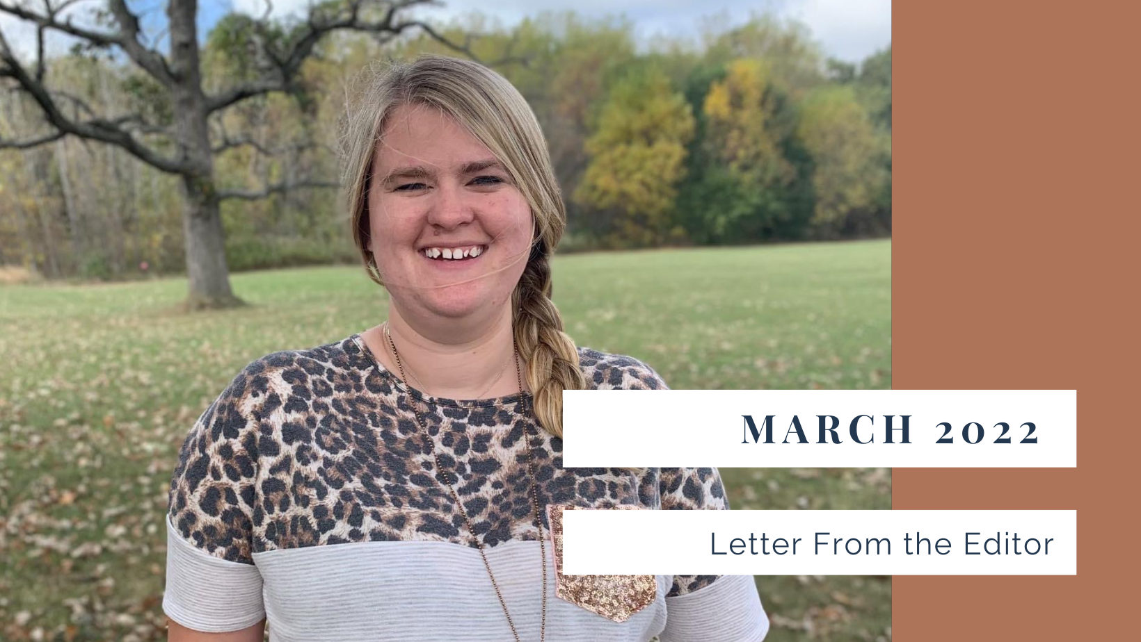 March Letter From The Editor 