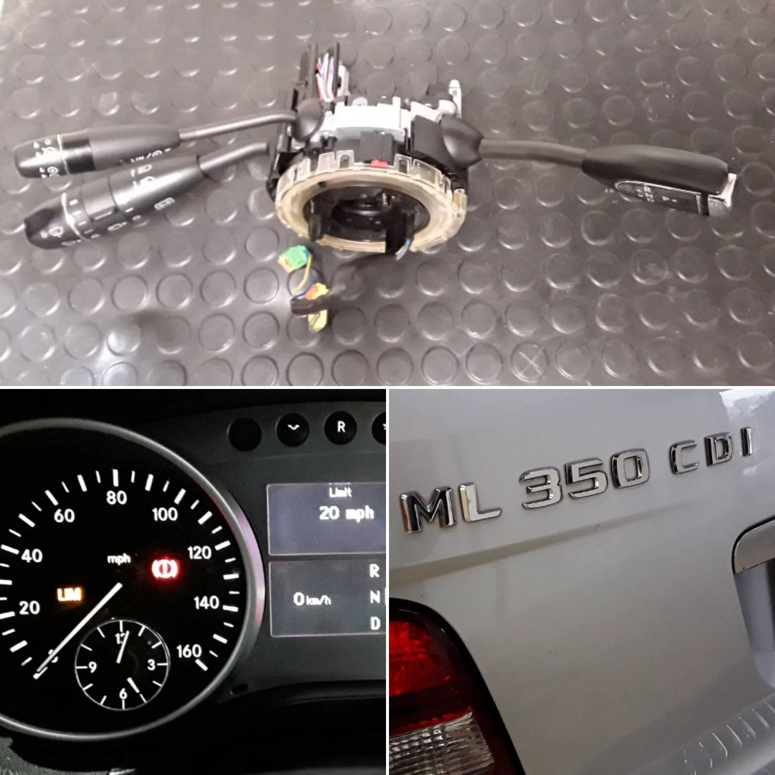Mercedes ML350CDI W164 2010 - Cruise control / Speed limiter fixed in BASINGSTOKE HAMPSHIRE
