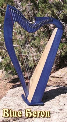 Blue Heron Pictured with Cobalt Blue Stain.