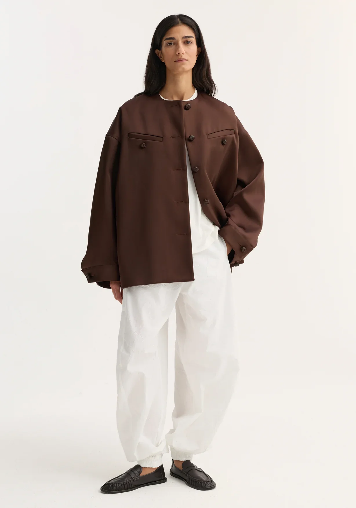 Róhe. Western heavy Satin Jacket