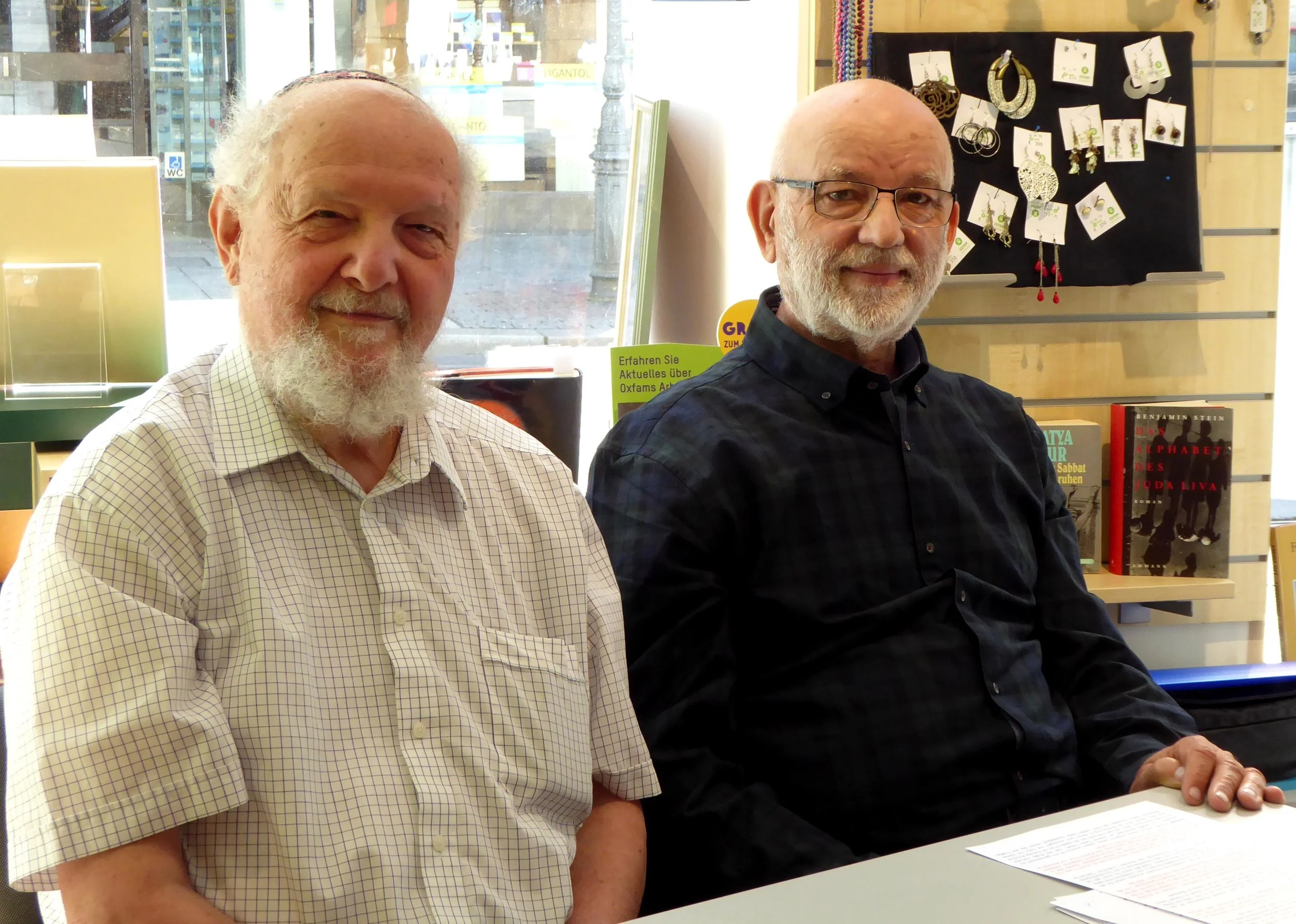 Israel Schwierz und Frank Stößel. Foto: Frank Stößel
