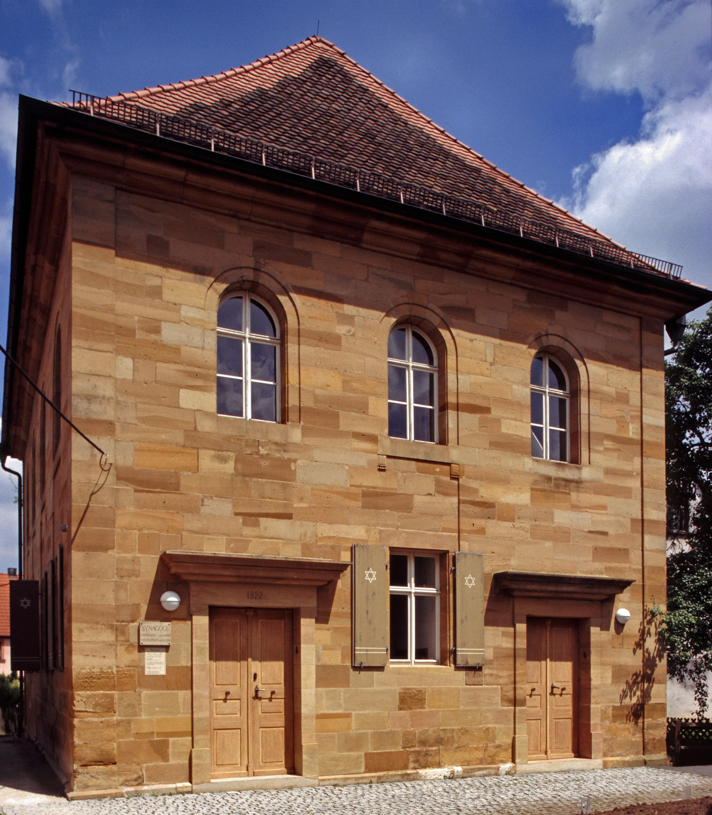 Außenansicht Synagoge Ermreuth. Foto: Alexander Nadler