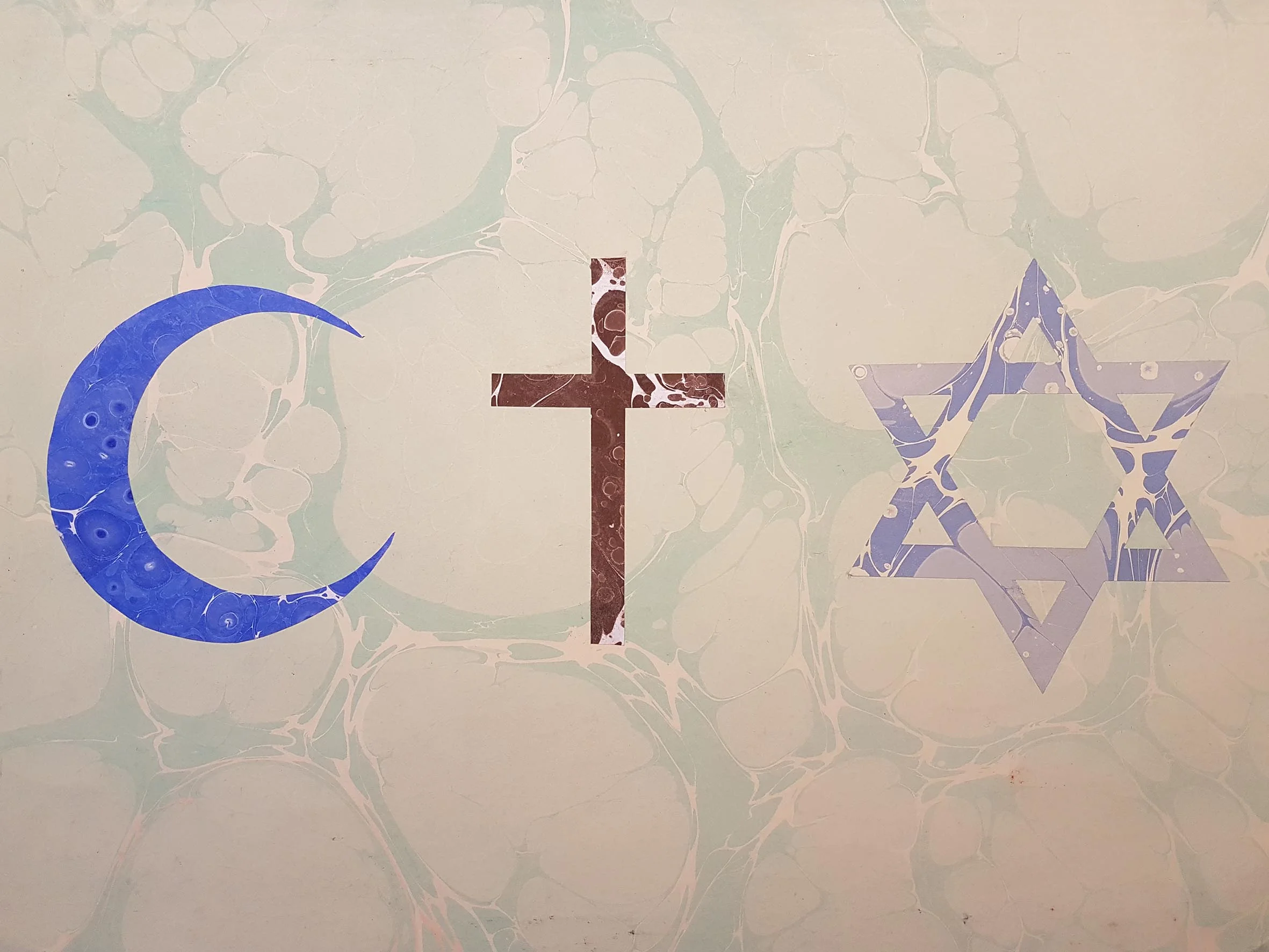 Symbol der abrahamitischen Religionen. Foto: Begegnungsstube Medina e.V.