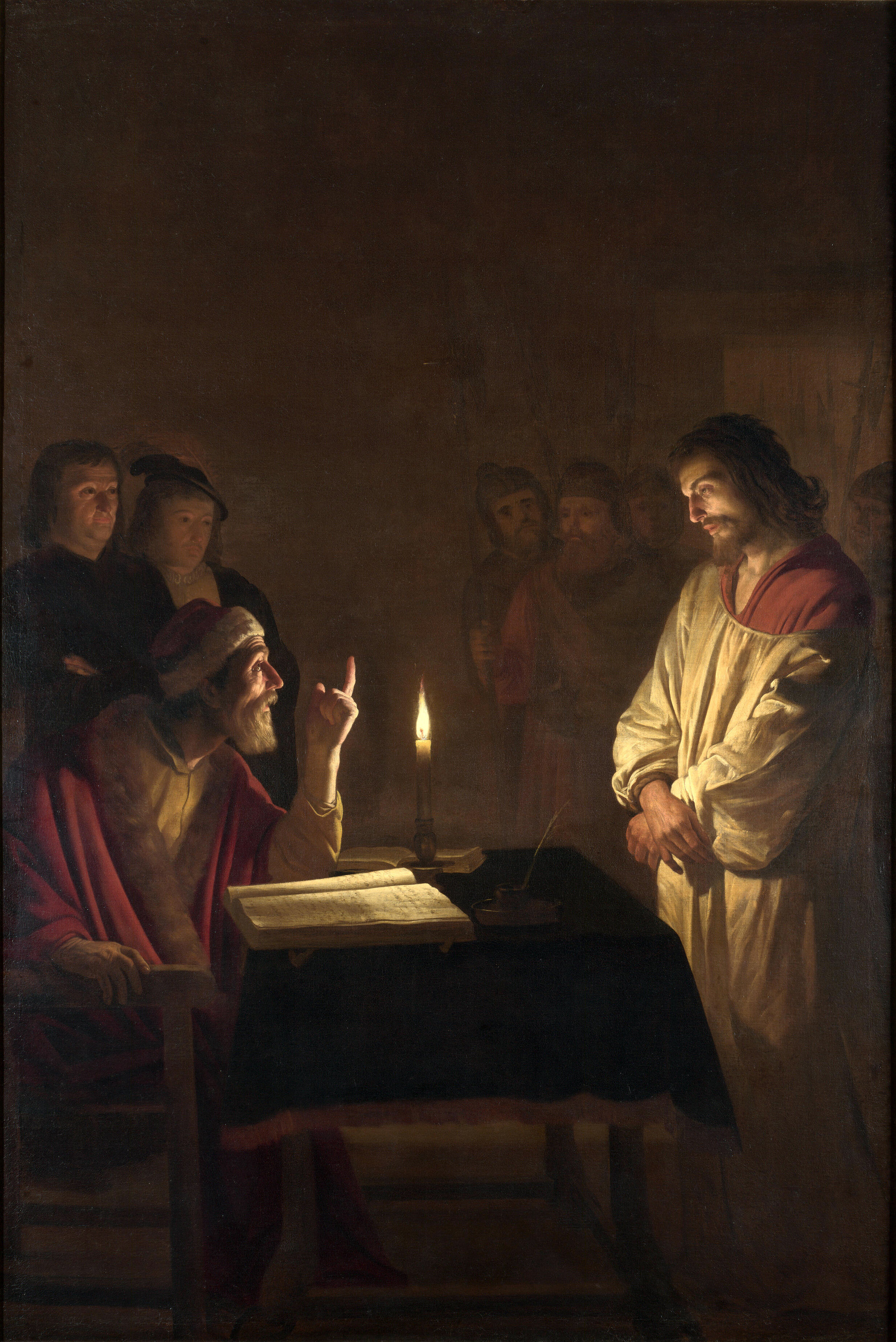 Gerard van Honthorst – Christ before the High Priest