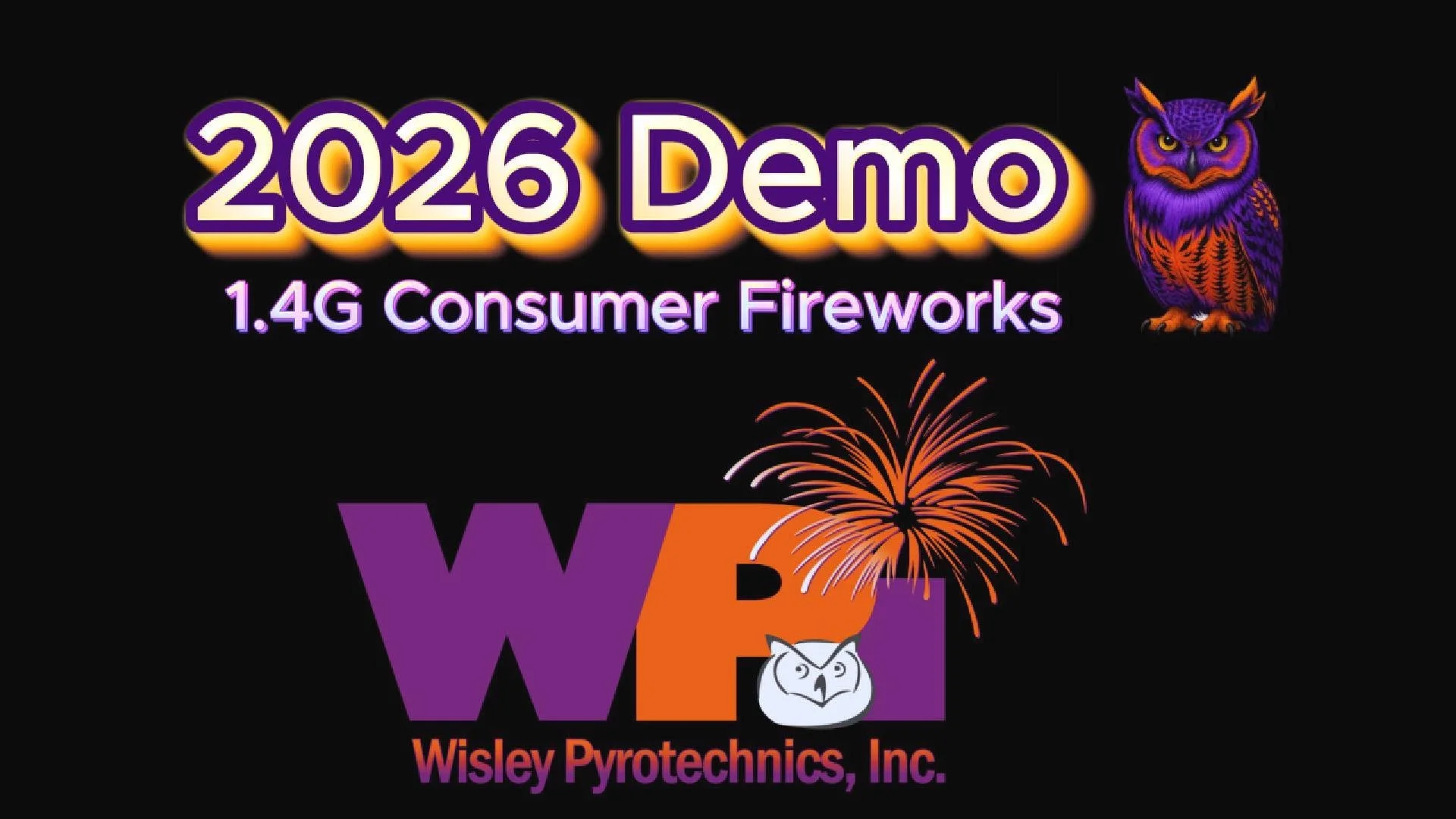 1.4G Consumer Fireworks - WPI 2026 Demo