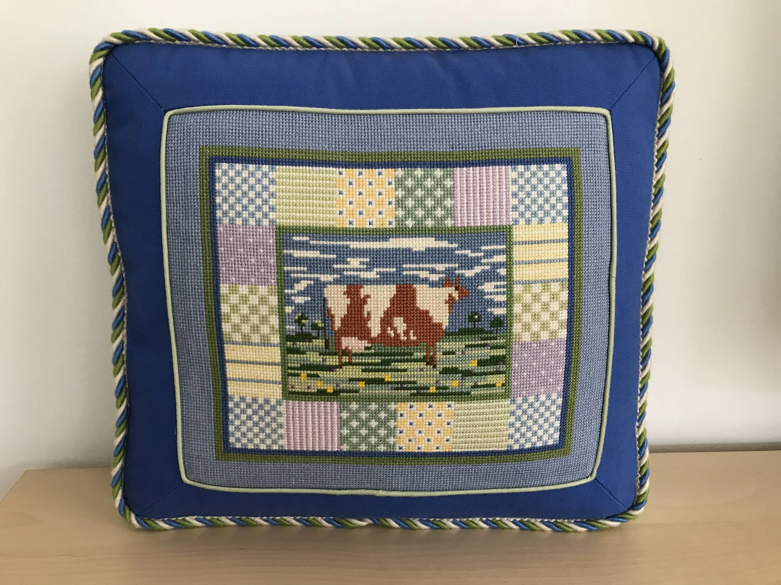 Old Cow: counted cross-stitch