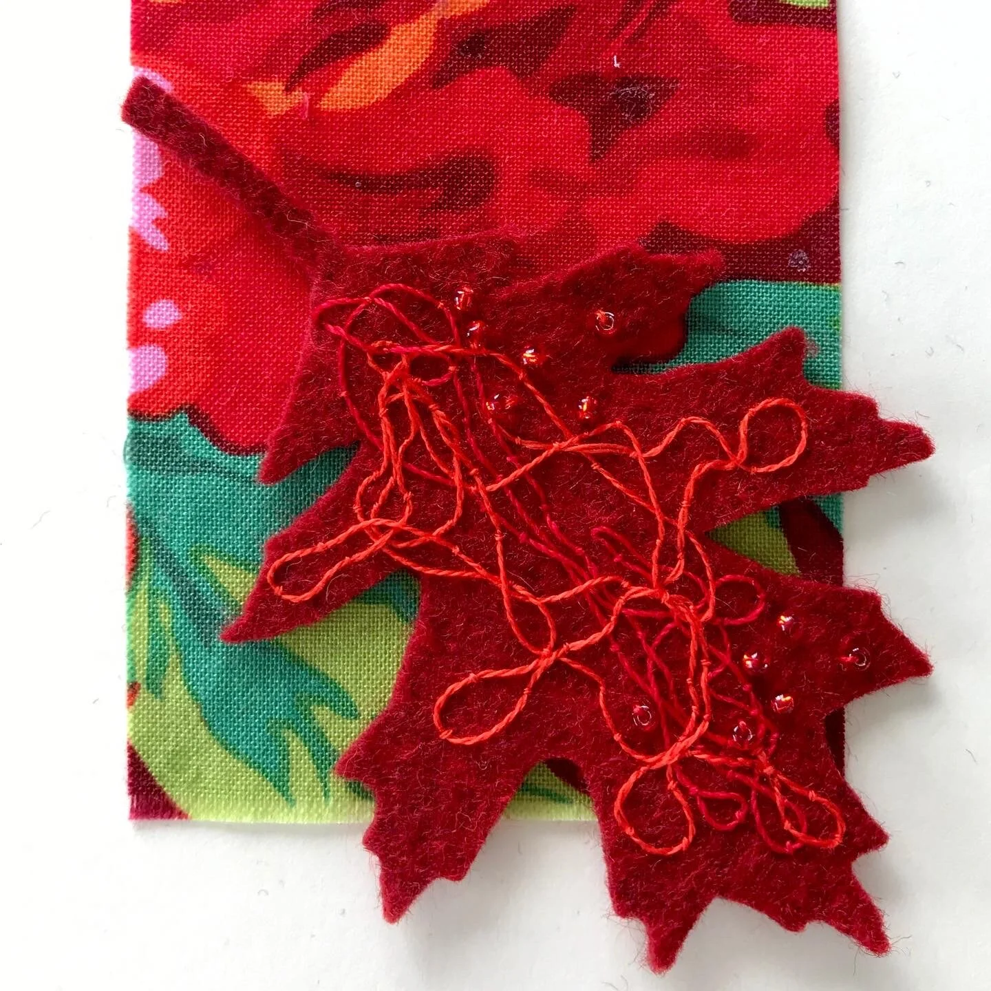 FALLING LEAF GREETINGS CARD