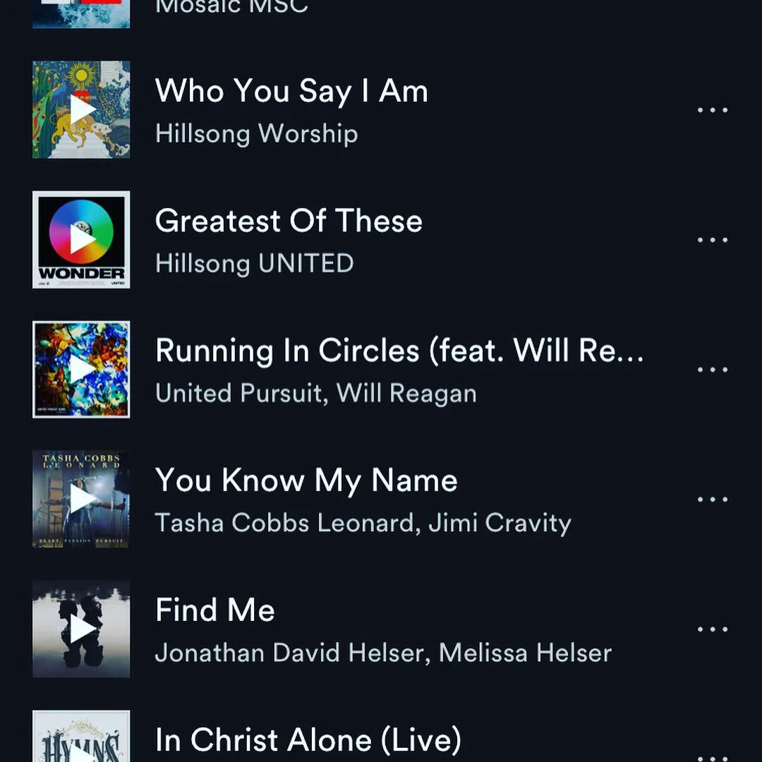 7 playlists I created in 2017-2019 coinciding with each of the 6 transition themes. Find them on iTunes & Spotify “The Way Between - Limitations”