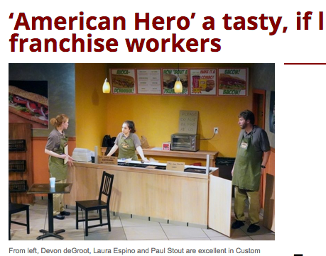 ‘American Hero’ a tasty, if light, look at franchise workers (SF Examiner)