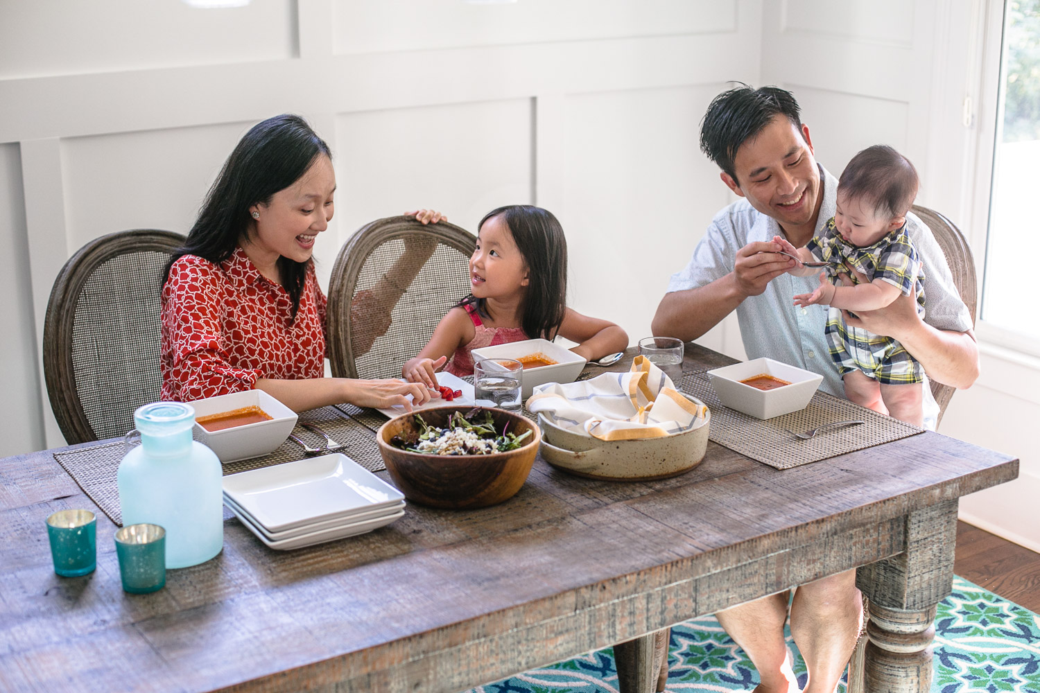 Asian-American-Family-eats-at-Dining-Room-Table-Erik-Meadows