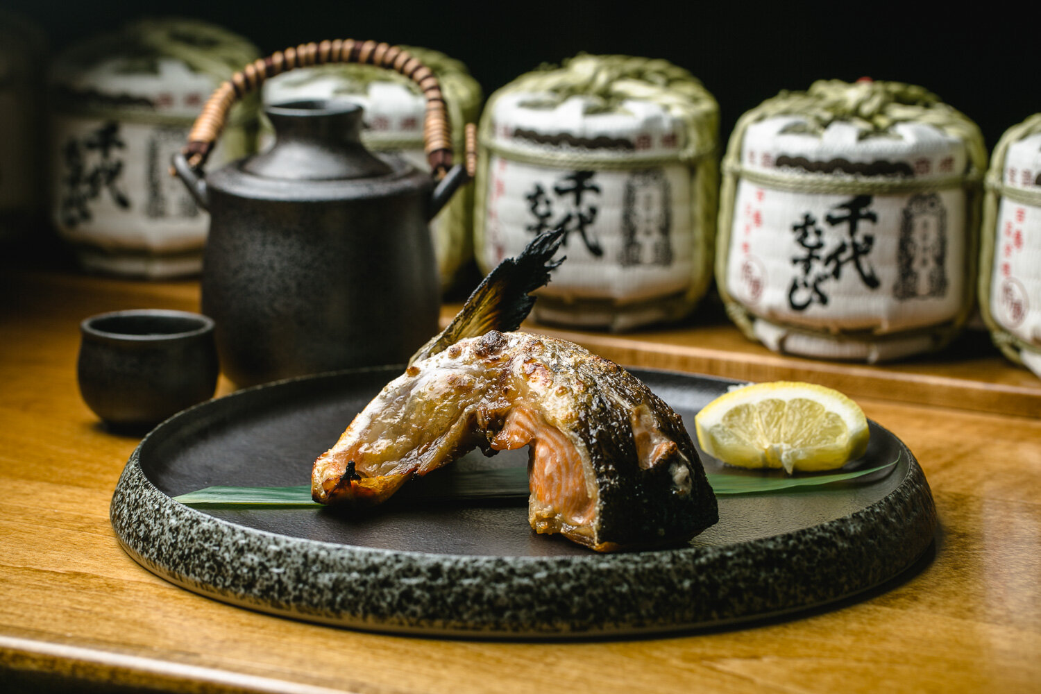 Chirori-Robata-and-Sake-Pairing-Salmon-Collar-Erik-Meadows