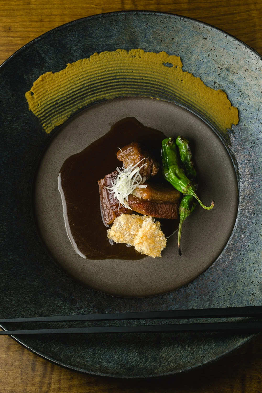 Chirori-Robata-and-Sake-Pairing-Simmered-Pork-Belly Kakuni-Erik-Meadows