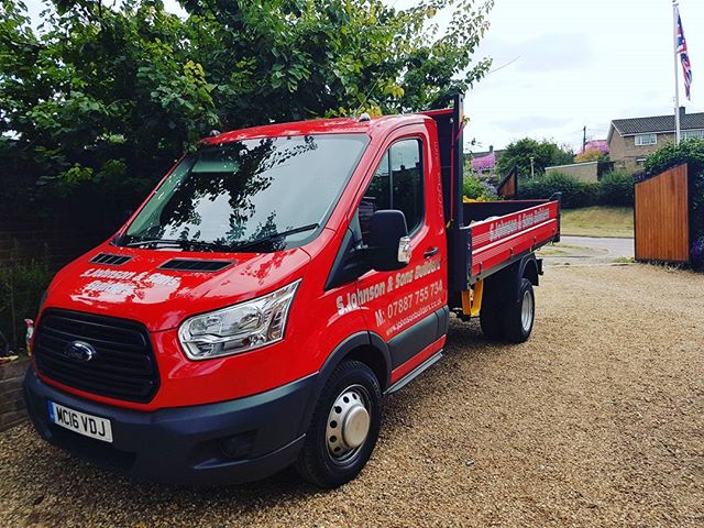 New wagon #sjohnsonandsonsbuilders #builders #workhorse #truck #tipper