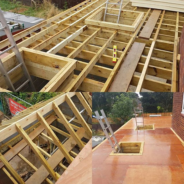 Getting ready for the flat roof, nearly there #builders #carpentry #flatroof #sjohnsonandsonsbuilders #roofing