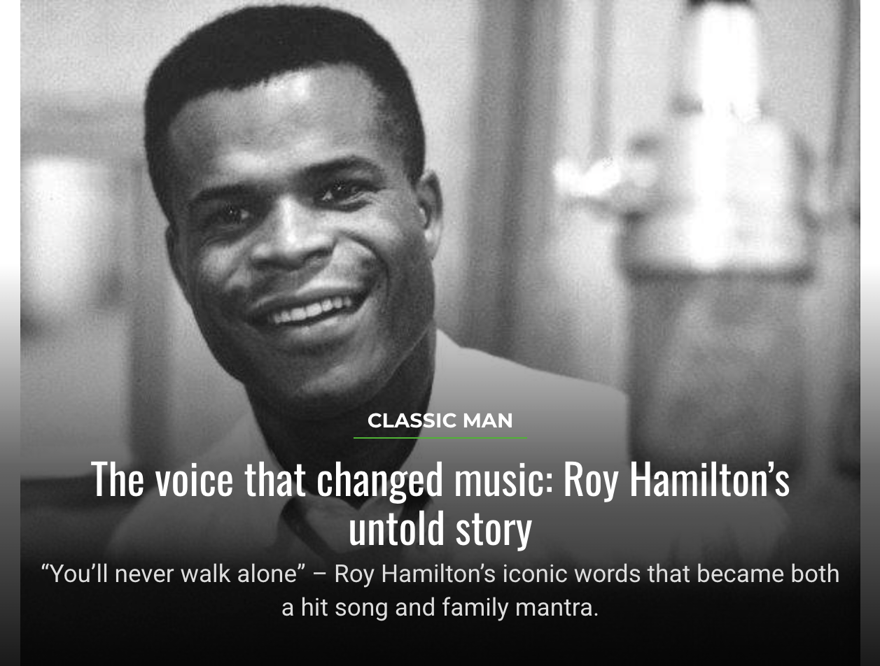 In the News: How a Musical Family Continues the Legendary Legacy of Roy Hamilton