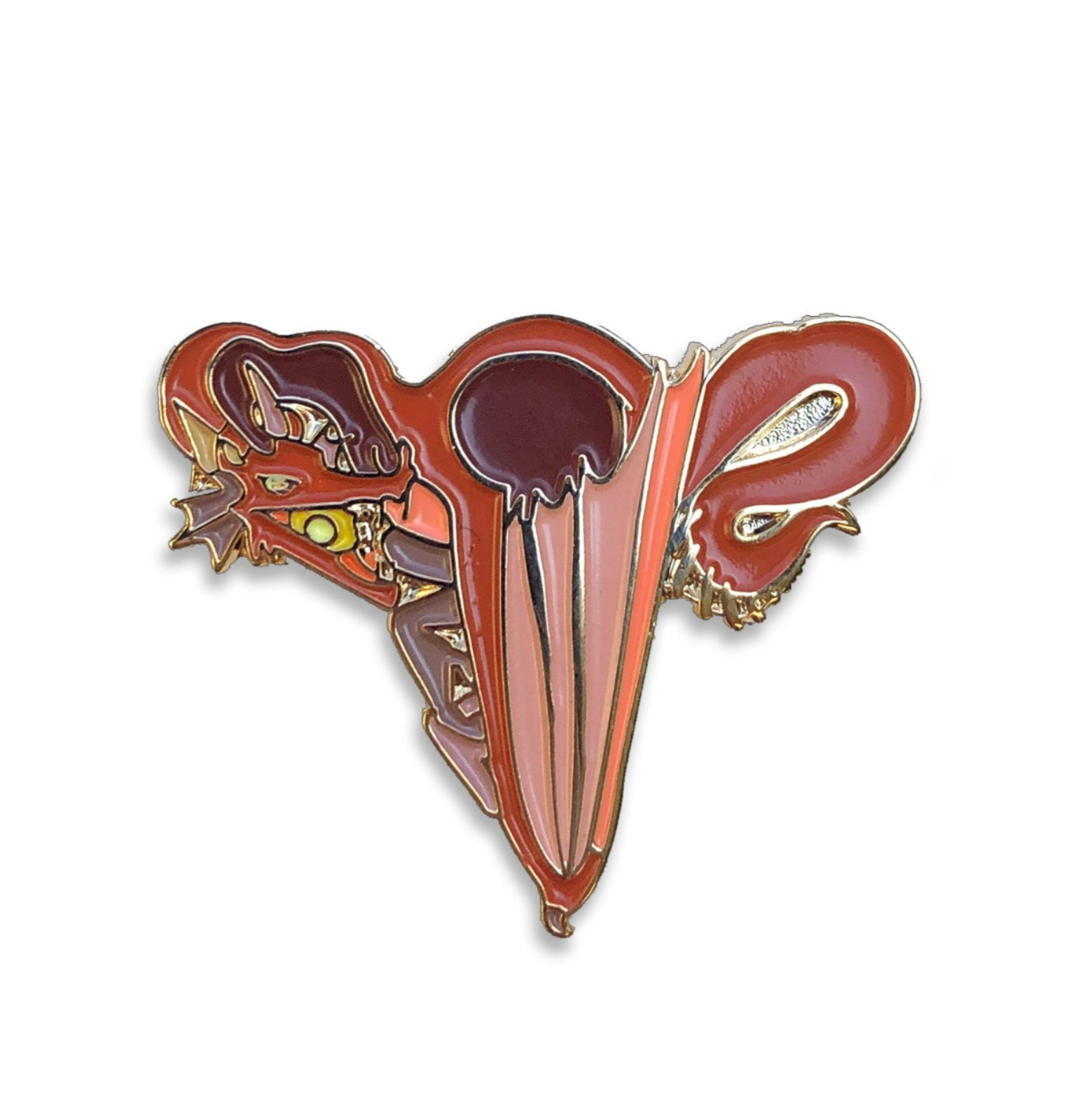 Dragon Uterus Enamel Pin