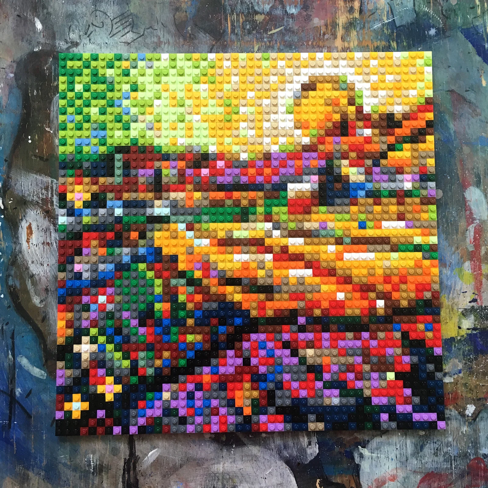 Painting with Legos
