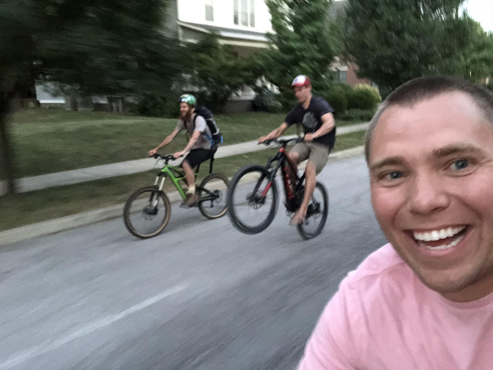 After the workshop, I gave Tad and his friend Owen a bike tour of our city.
