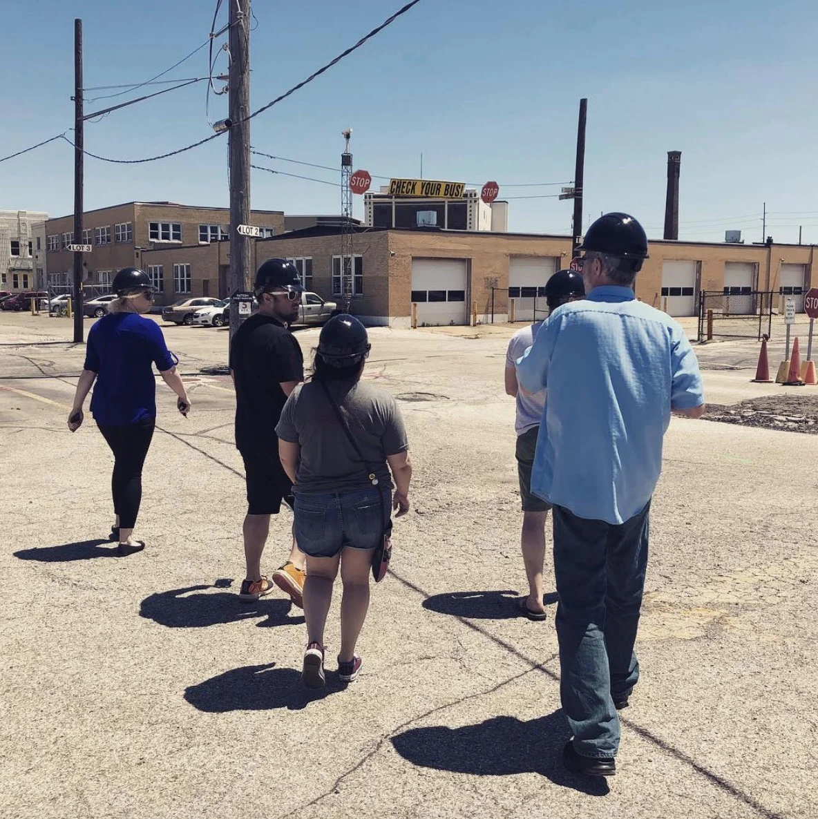 Our first walk through