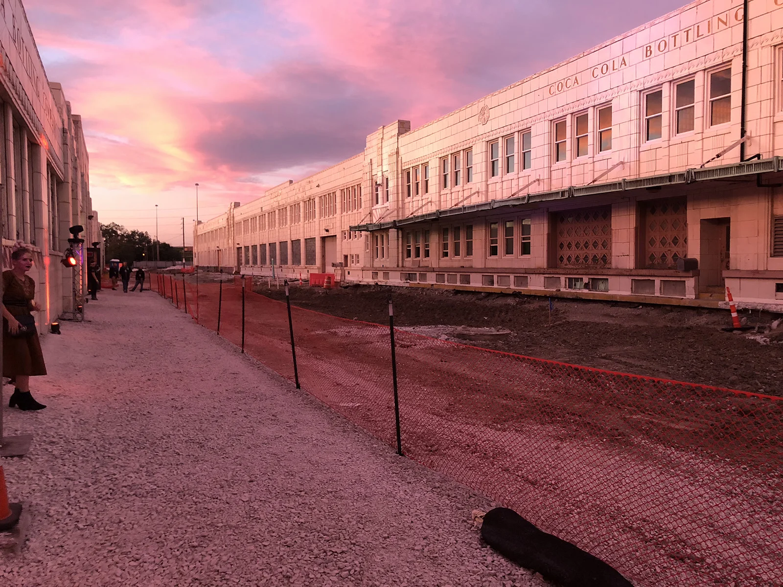 The “Calm before the Storm” - we had the most beautiful sunset the night of the show