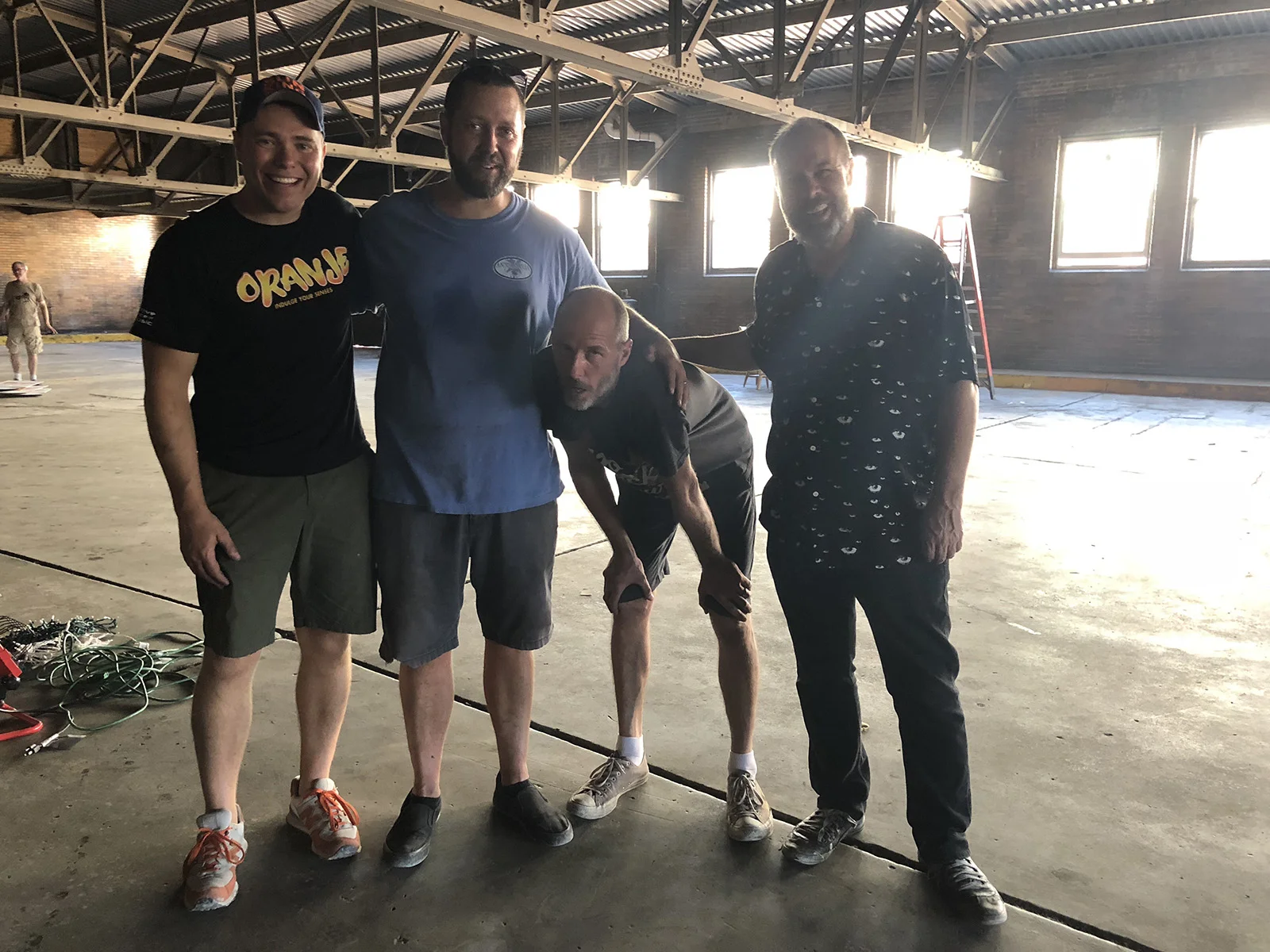 Me, Luke Crawley, Quincy Owens, & Kyle Ragsdale.. at this point I think we all felt like Quincy, but he has to be one of the hardest working artists in Indy and he often doesn’t show it. We all busted our ass to pull this event off and I was extremely honored to play a small role in the events success.
