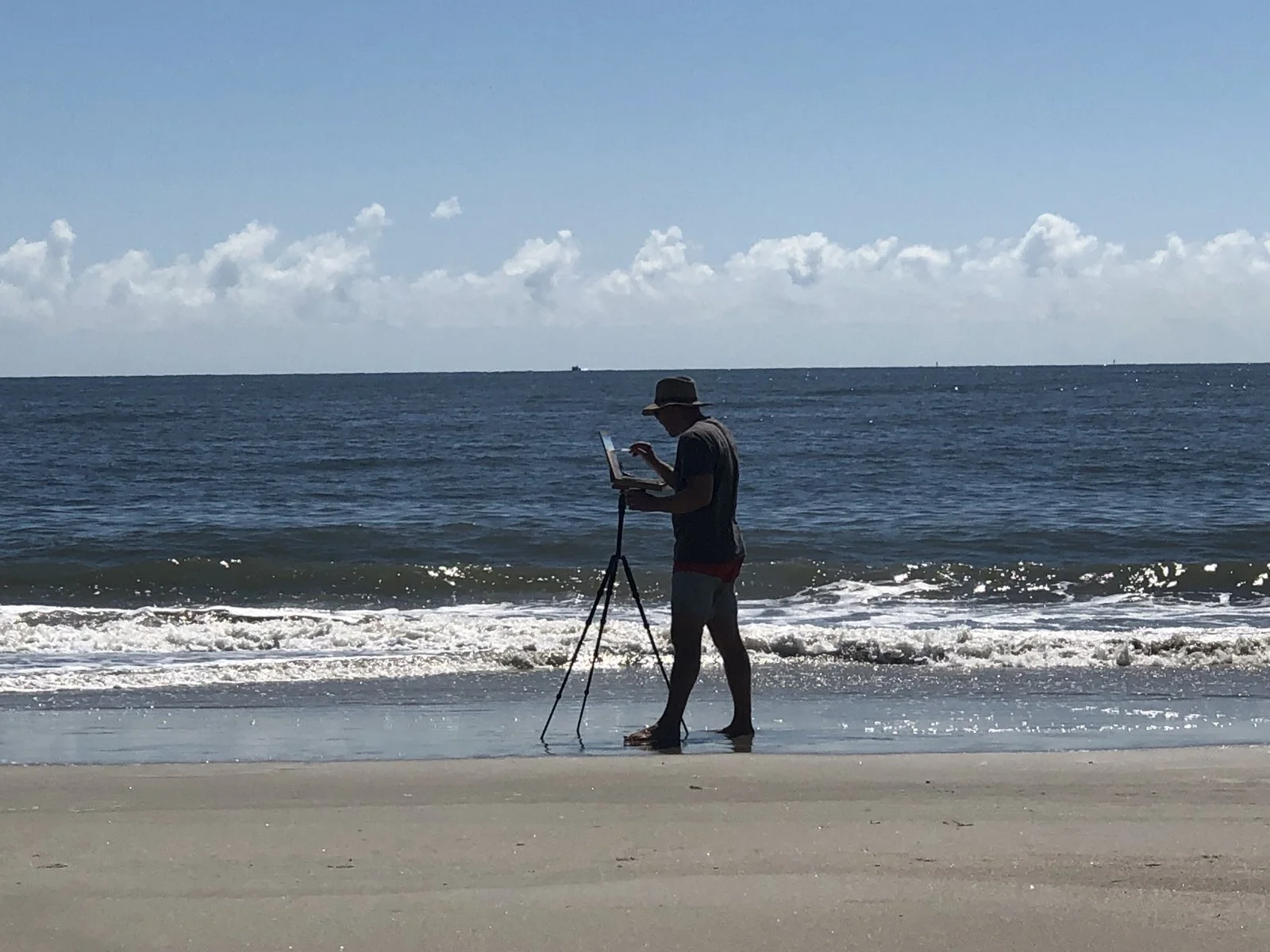 Painting on Tybee Island