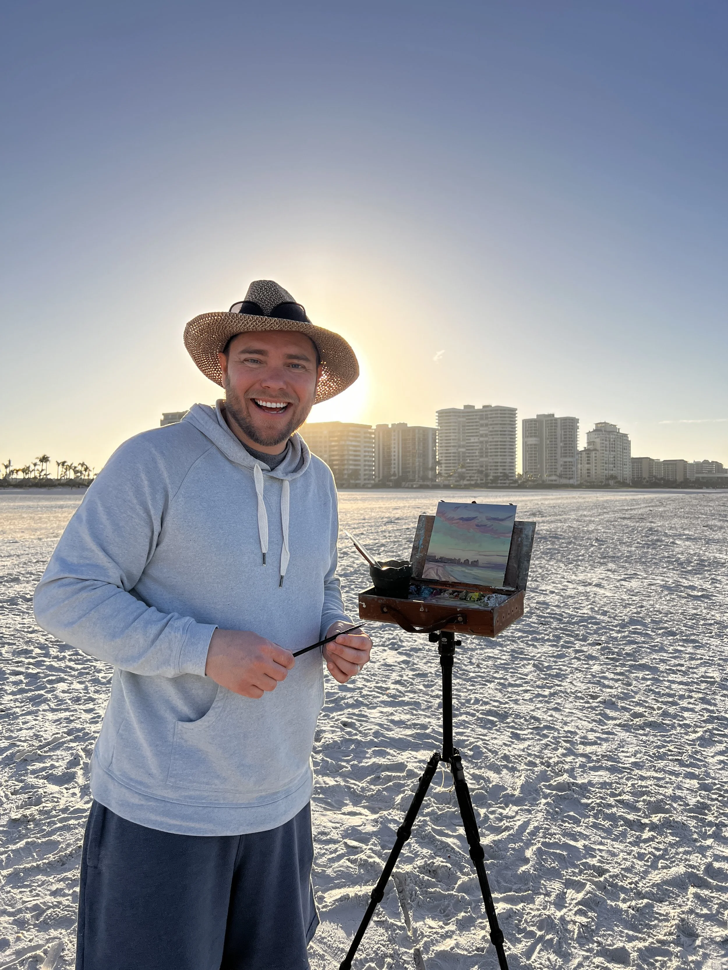 Painting at Marco Island, Florida