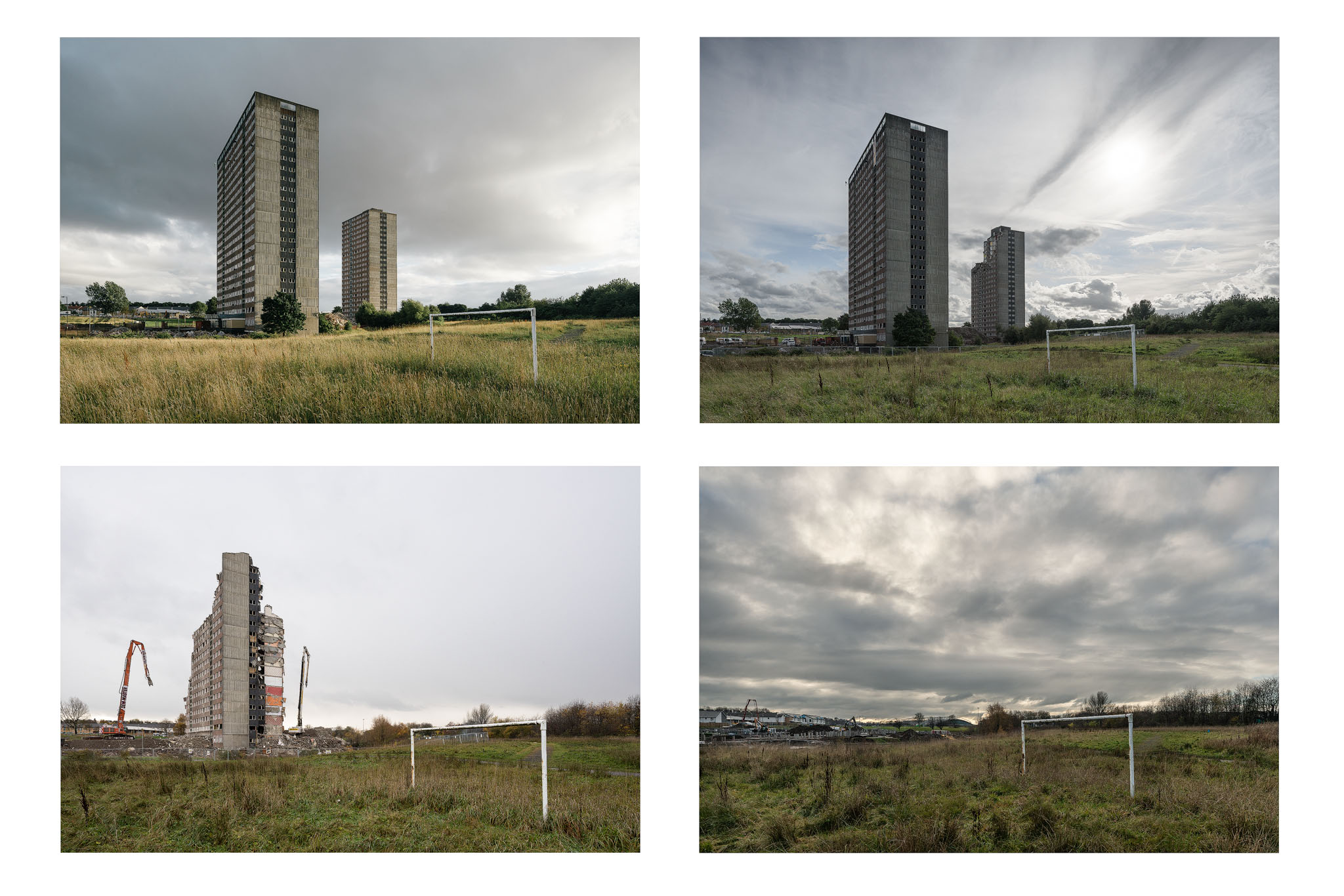 It took visits spaced over a two year period to capture this sequence at Toryglen on Glasgow’s South Side.