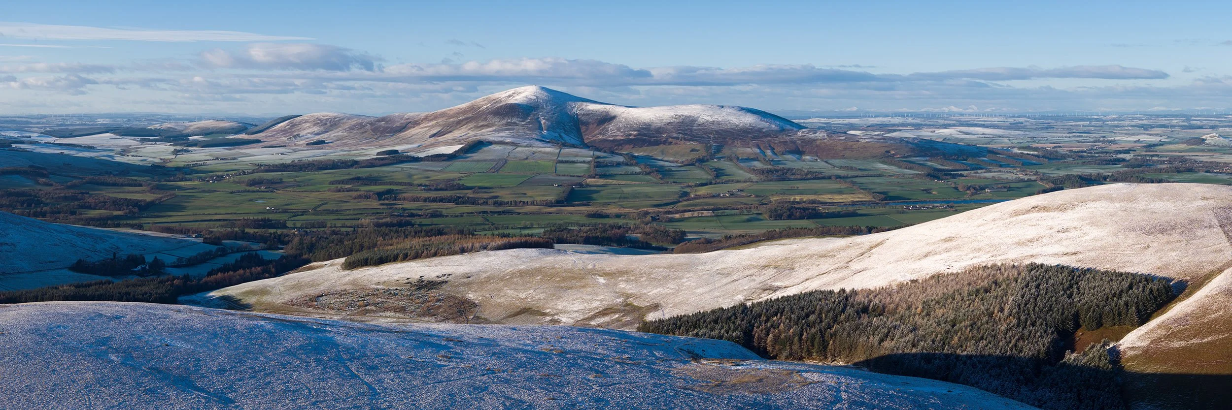 Tinto Hill and the Clyde Valley.