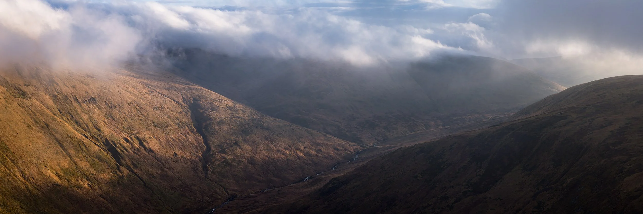 Games Hope Burn looking at Carlavan Hill.