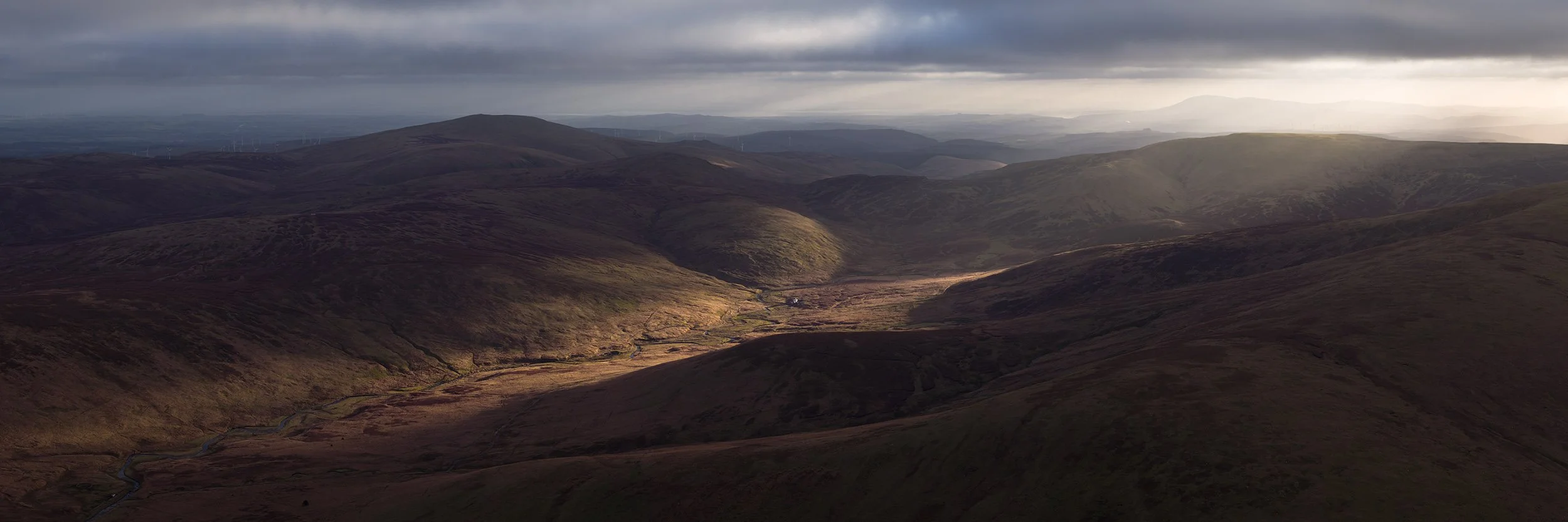 Daerhead, you can just see the English Lake District in the distance.