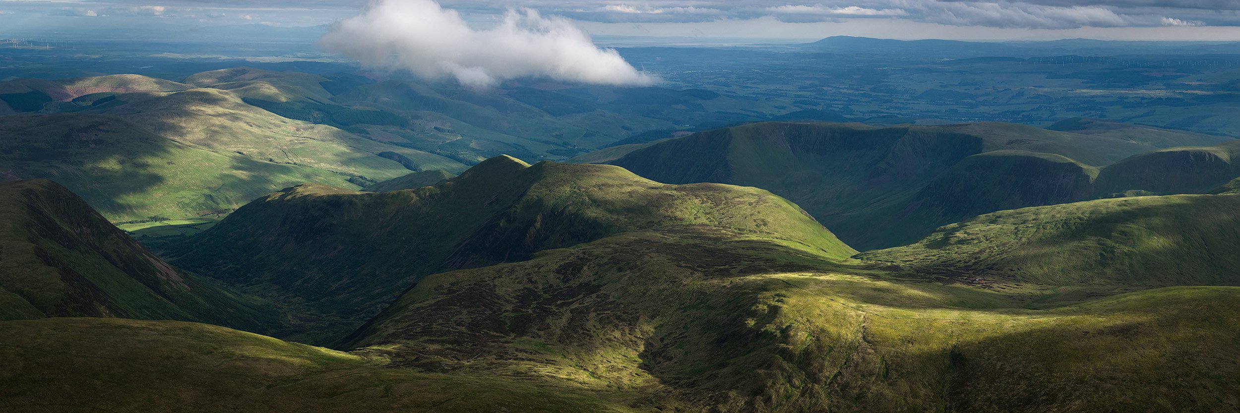 Carrifran and Black Hope above Moffatdale. 