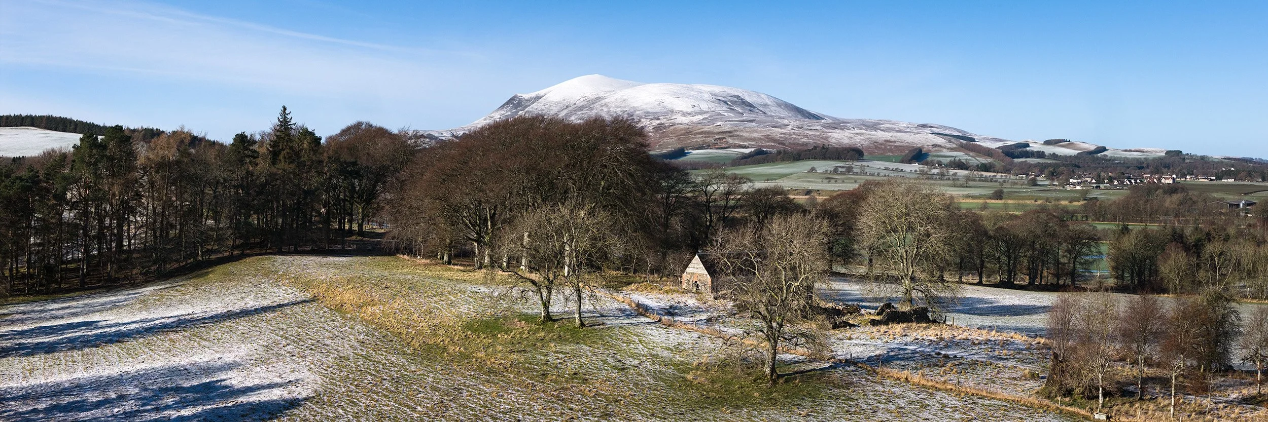  Tinto Hill looking across the Clyde Valley. 