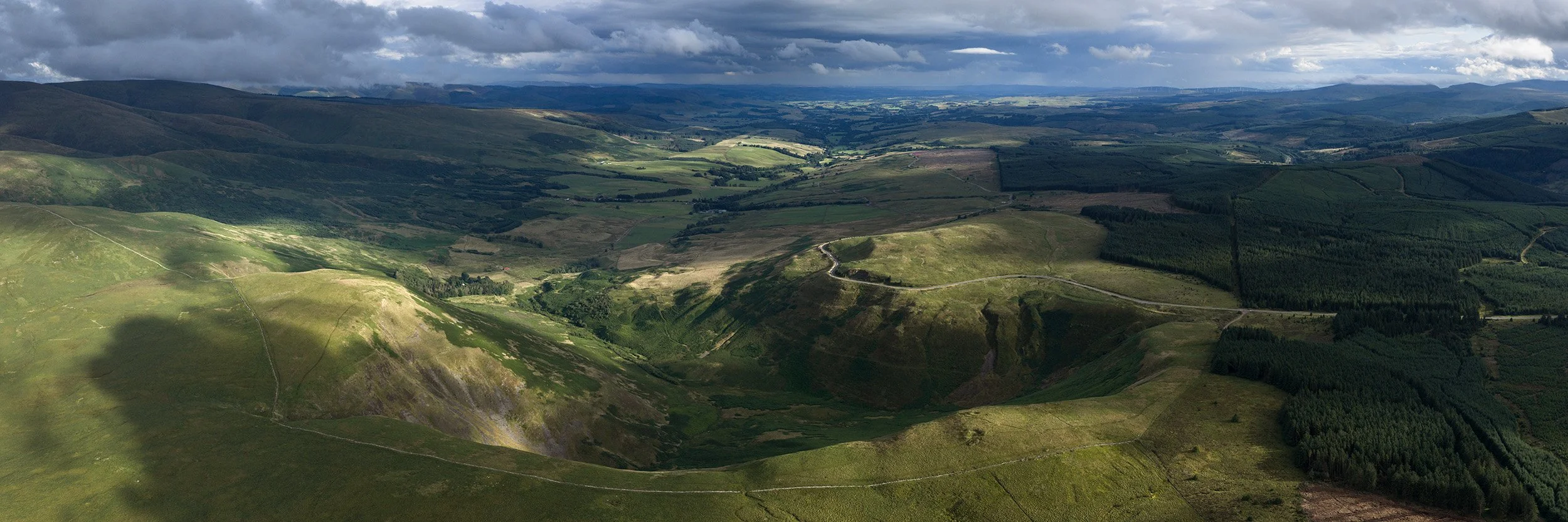  The Devil’s Beeftub at the head of Annandale near Moffat. 
