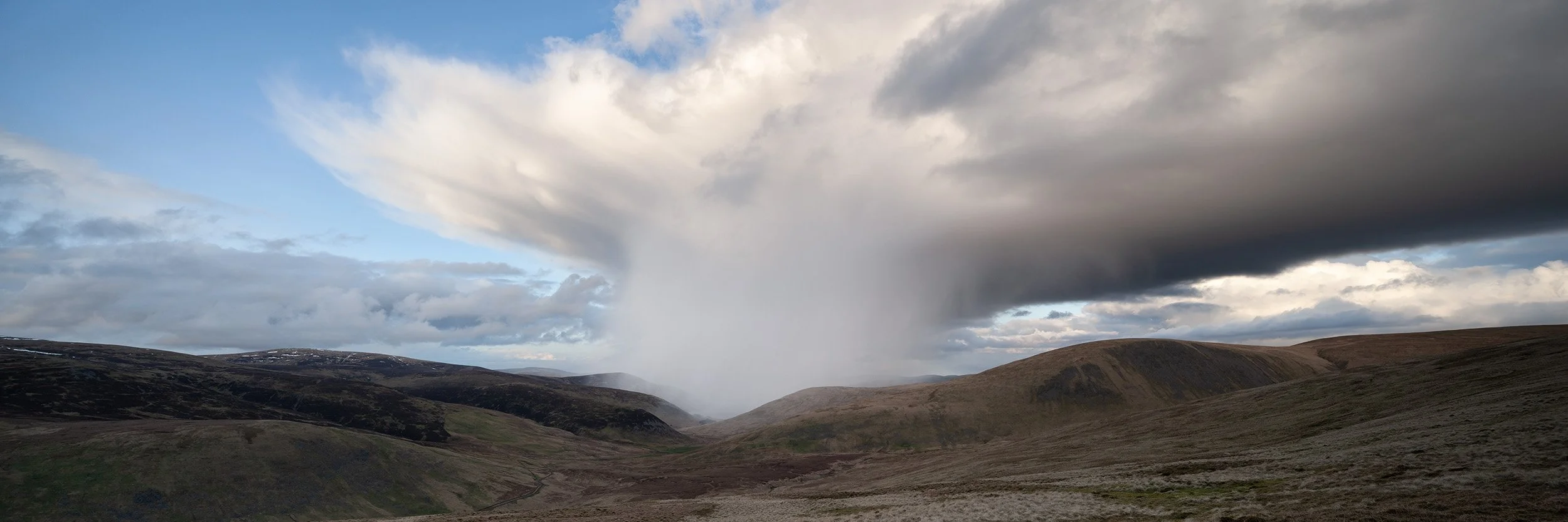  Intense rain over Meggethead.  