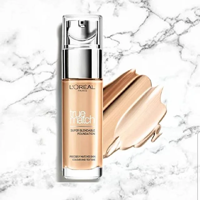 🌸 Foundation 🌸
As voted for by so many of you I am sharing a few of my favourite highstreet make-up products.
L'Oreal True Match Liquid - &pound;9.99 
This foundation really is AMAZING for the price. It comes in 28 colours and 3 different tones (Co
