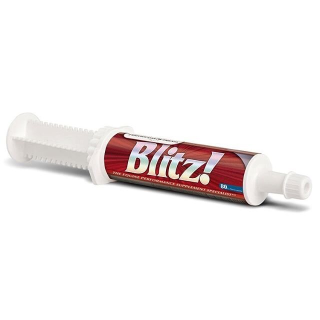 Blitz! Pre -Event on sale for a limited time.  Blitz! Paste is the  ultimate pre-event vitamin/mineral jug for highly trained performance horses. More than an electrolyte, more than an amino acid paste, more than a vitamin/mineral and more than a dig