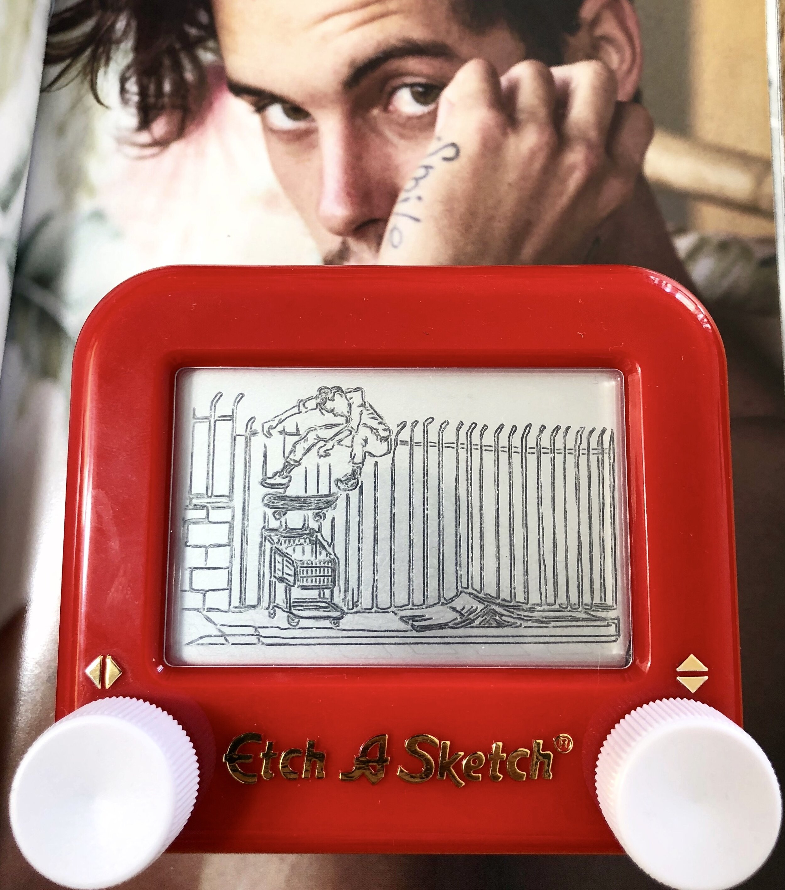 Etch-A-Sketch Art – Simply Awesome — Just a Little Further