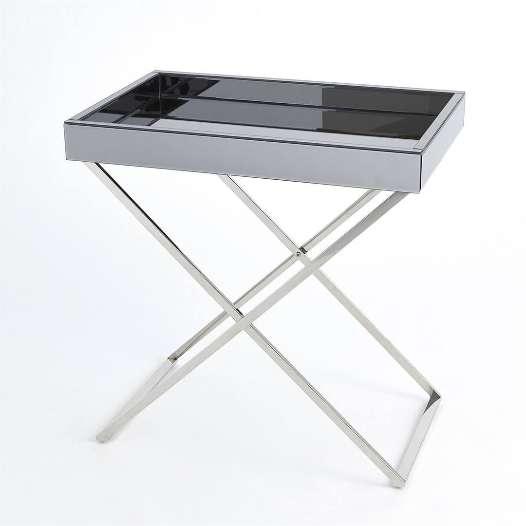 Graphite Mirrored Tray