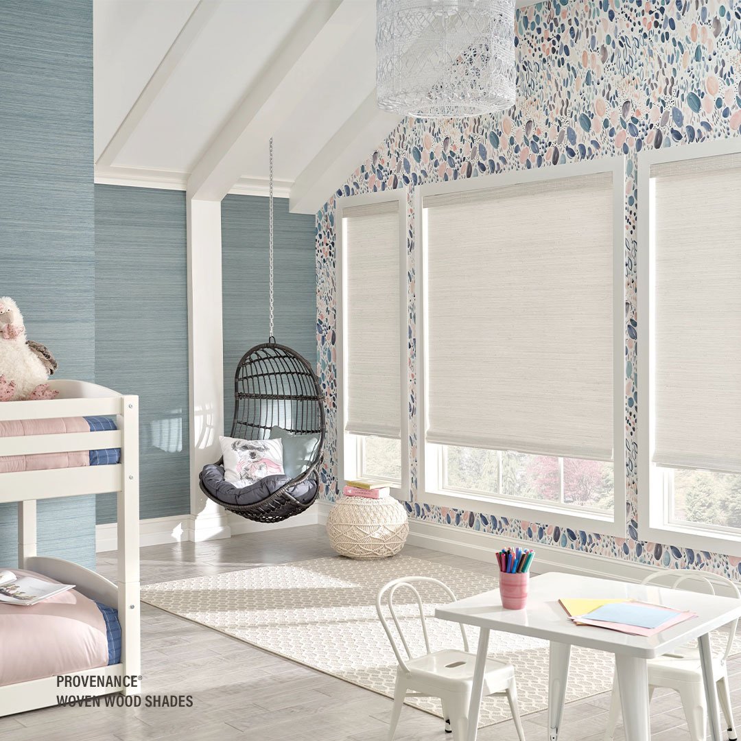 The Woven Wood Shades collection by Hunter Douglas transforms sunlight into captivating design statements for a warm, natural look. Choose yours today: (204) 783-4000