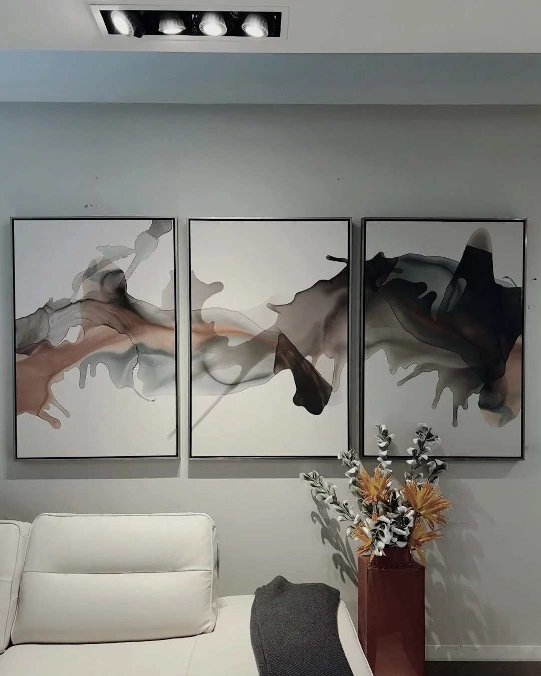 The full Icelandic Rivers series &mdash; II, III, and IV &mdash; brings layered depth and sculptural softness to refined interiors. Designed to complement one another or stand alone, each piece adds subtle movement and dimension to the space it inhab