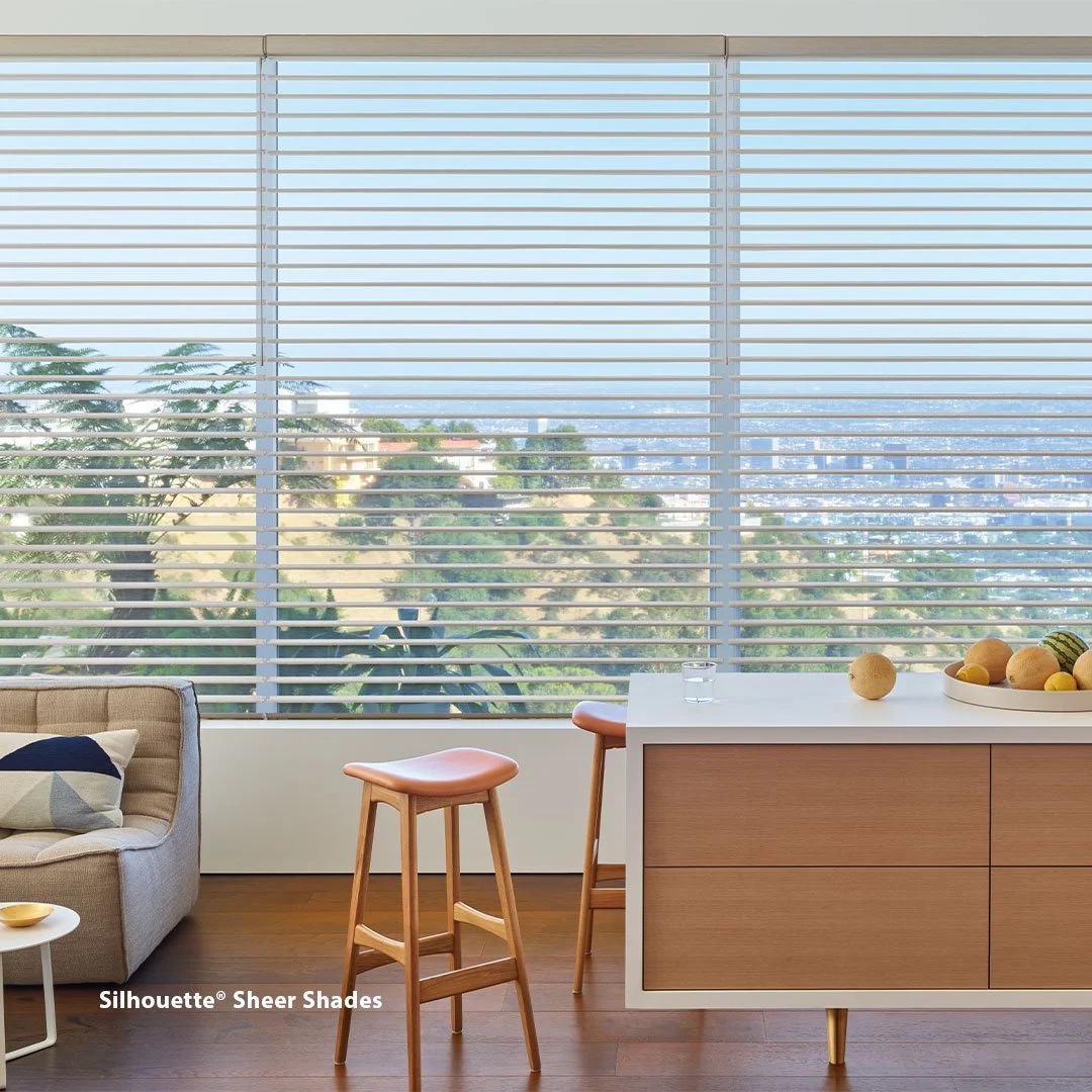 We&rsquo;ll help you find the perfect fabric, vane size, and finish for Silhouette&reg; Sheer Shades. Call to book your personalized consultation. (204) 783-4000