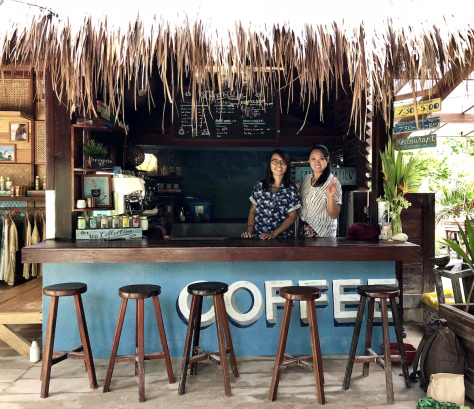 @Fili Beans with Maddy in Harana Surf Resort, Siargao. By Beverly Rose