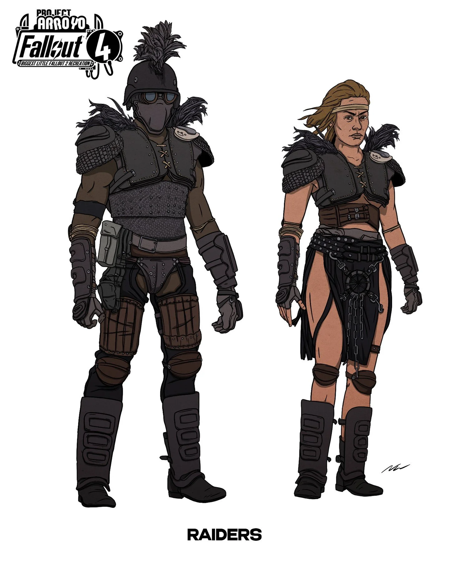 Project Arroyo: Raider Concepts. Based on Lord Humongous's Gang in Road Warrior.