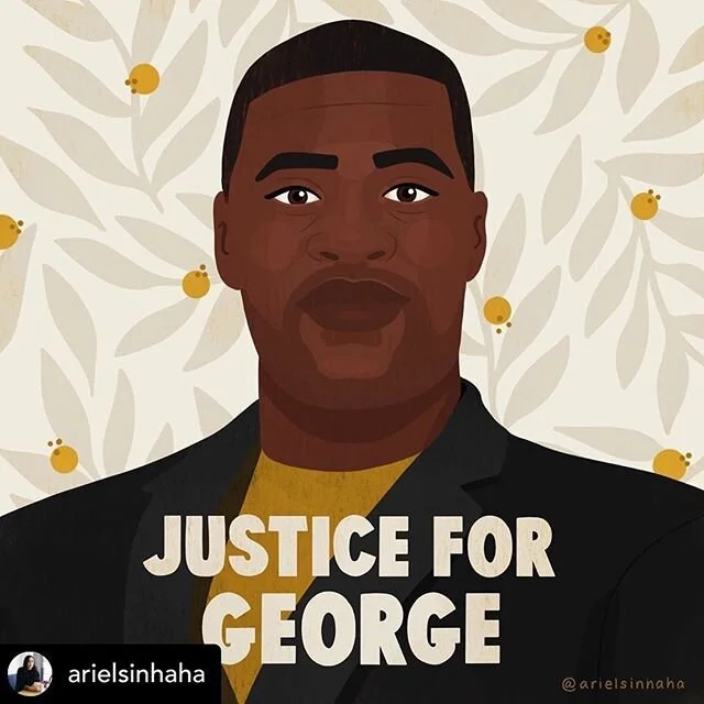 #justiceforgeorgefloyd 
cred. @arielsinhaha