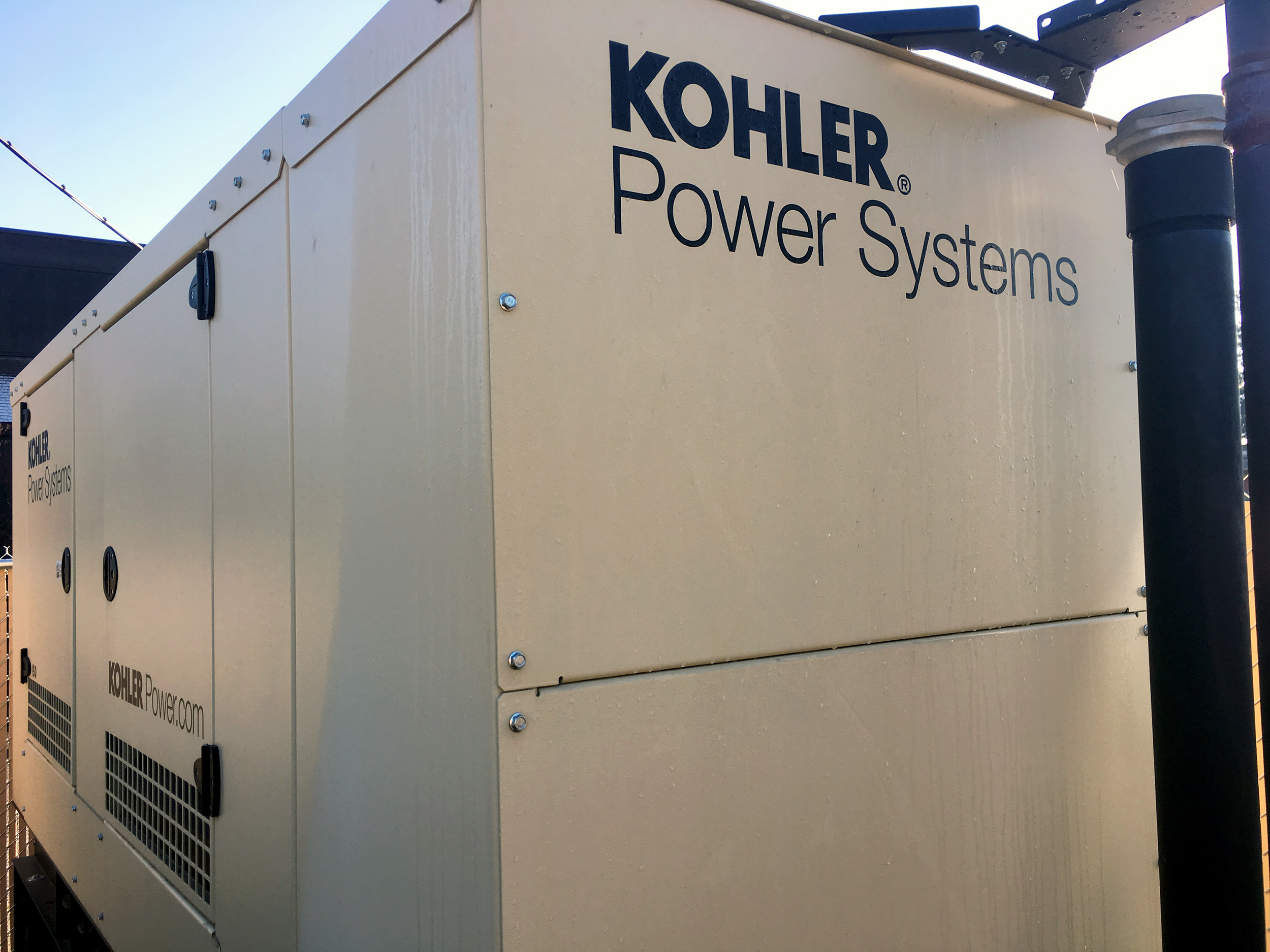  A new generator was installed in preparation of power outages  